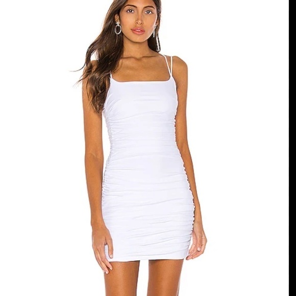 Lisa Ruched Mini Dress in White
superdown - Picture 2 of 8